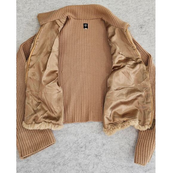 SPI 25 100% Rabbit Hair Sweater Jacket, Knitting-100% Wool, Vintage, Y2K, Sz S - Picture 7 of 11